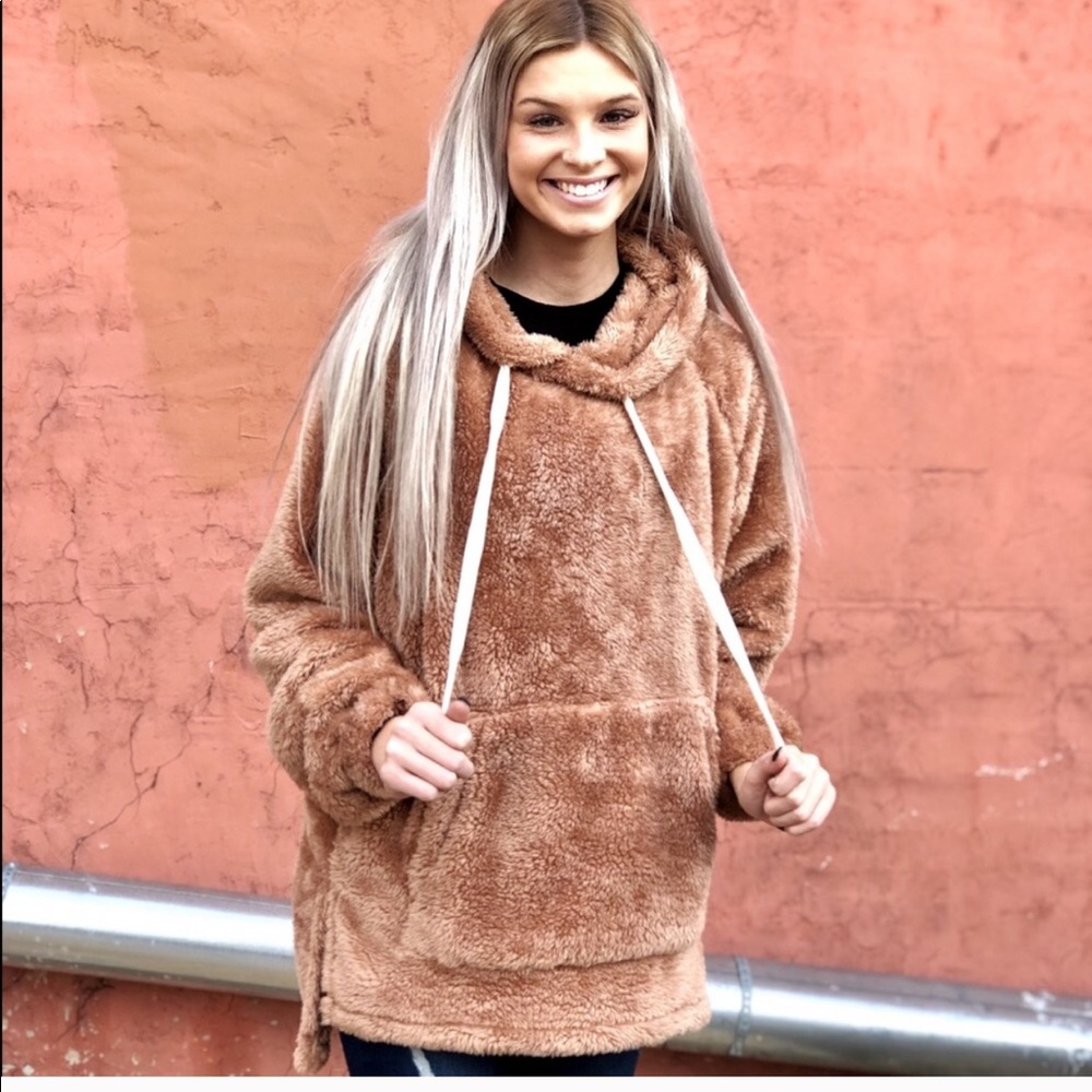 New! 1 left! Cozy, Sherpa Juliet sweater - Picture 2 of 7